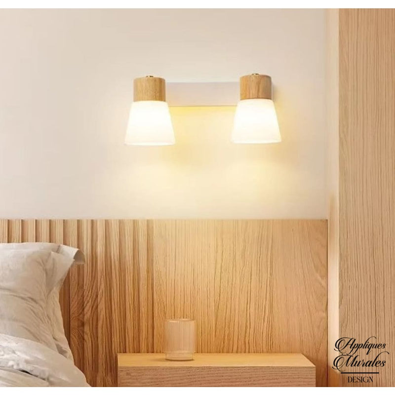 Applique murale blanche scandinave