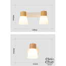 Applique murale blanche scandinave