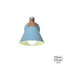 Applique murale bleue