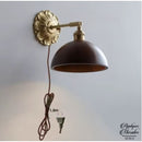 Applique murale bois avec prise