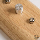 Applique murale bois et blanc