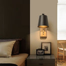 Applique murale bois et blanc