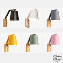 Applique murale bois et blanc