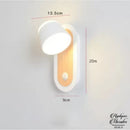 Applique murale bois et fer