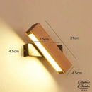 Applique murale bois et metal