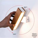 Applique murale bois et metal