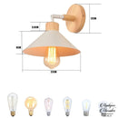 Applique murale bois et noir