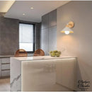 Applique murale bois et noir