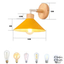 Applique murale bois et noir