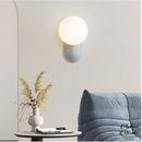 Applique murale boule metal