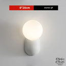 Applique murale boule metal