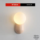 Applique murale boule metal