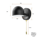 Applique murale branchement prise