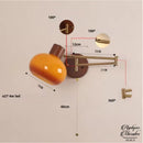 Applique murale bras pivotant