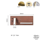 Applique murale chambre avec port usb