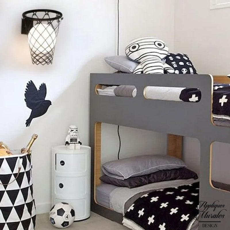 Applique murale chambre basketball