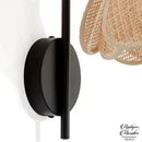 Applique murale chambre rotin