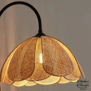 Applique murale chambre rotin