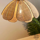 Applique murale chambre rotin