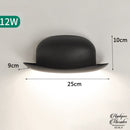 Applique murale chapeau