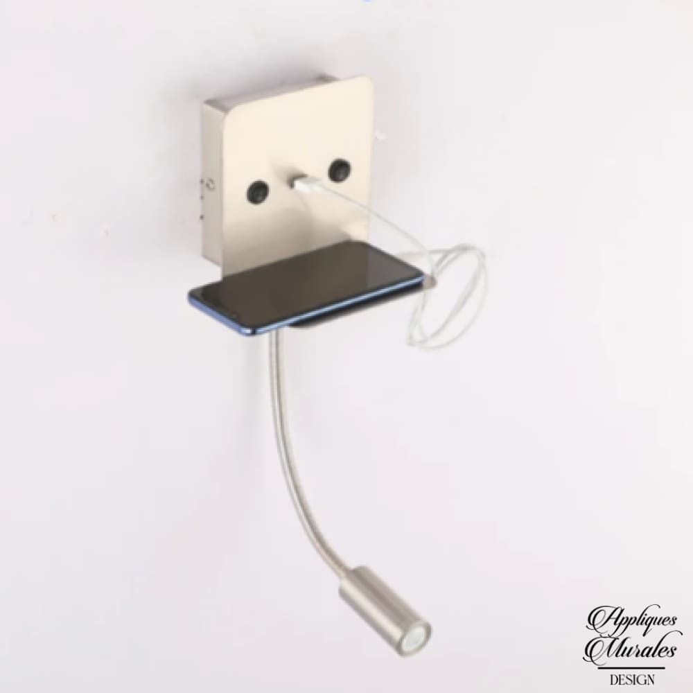 Applique murale intérieur LED chargeur USB