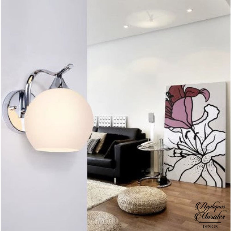 Applique murale chrome