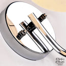 Applique murale chrome