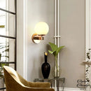 Applique murale chrome salle de bain