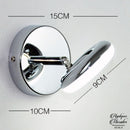 Applique murale chromee