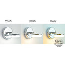 Applique murale chromee