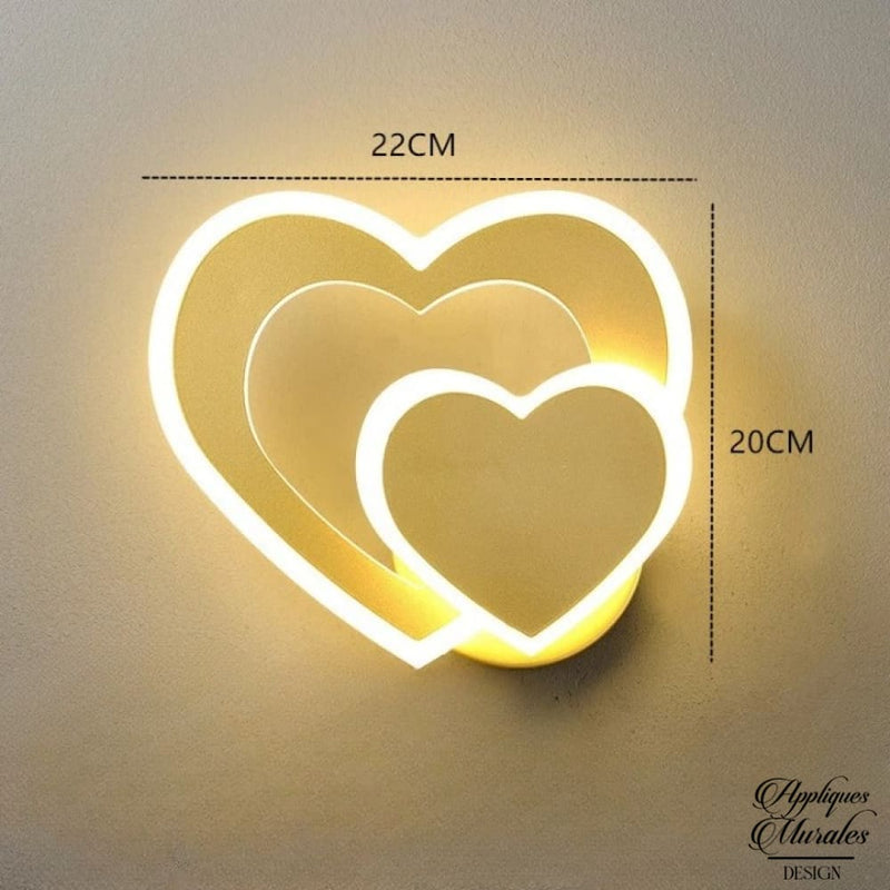 Applique murale coeur