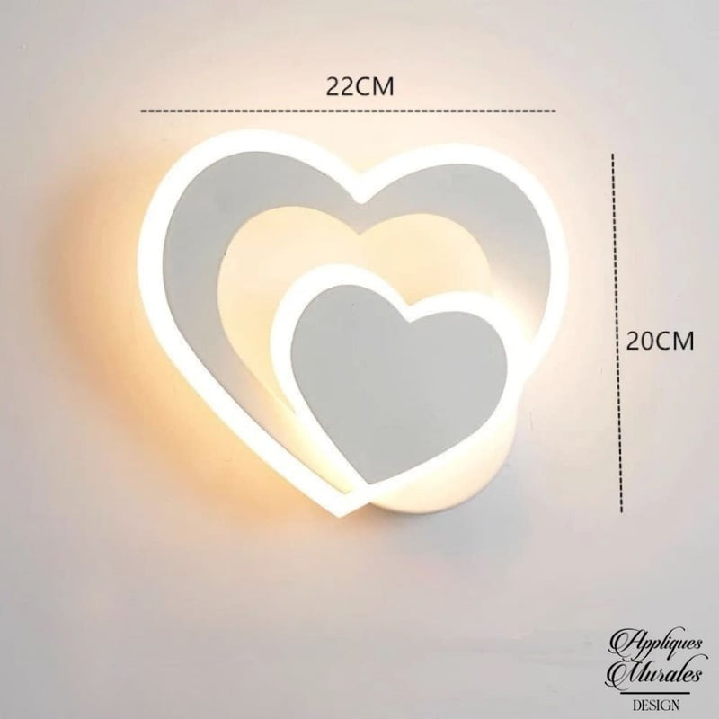 Applique murale coeur