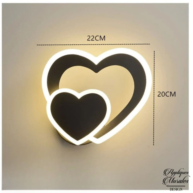 Applique murale coeur