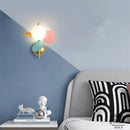 Applique murale colorée