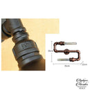 Applique murale conduite d’eau