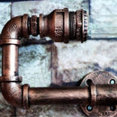 Applique murale conduite d’eau