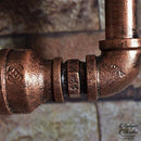 Applique murale conduite d’eau