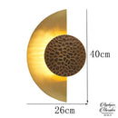 Applique murale contemporaine décoratif