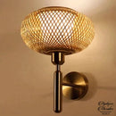 Applique murale contemporaine rotin