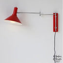 Applique murale couleur rouge