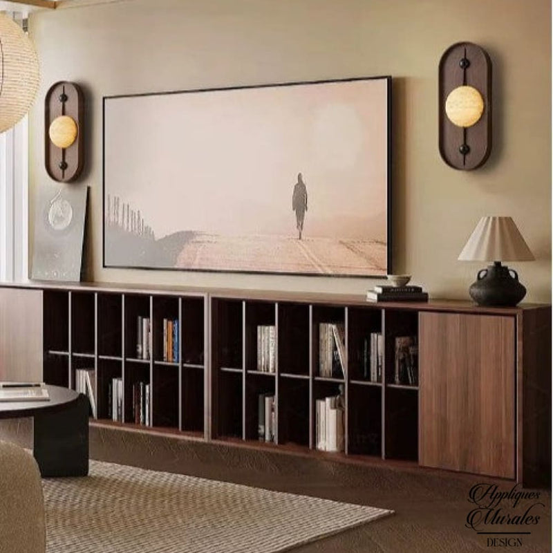 Applique murale design bois