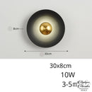 Applique murale disque