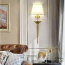 Applique murale dorée