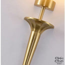 Applique murale dorée