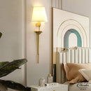 Applique murale dorée