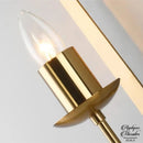 Applique murale doree design