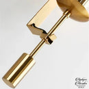 Applique murale doree design