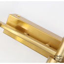 Applique murale dorée salle de bain