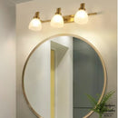 Applique murale dorée salle de bain