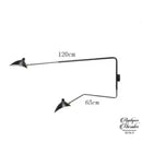 Applique murale double